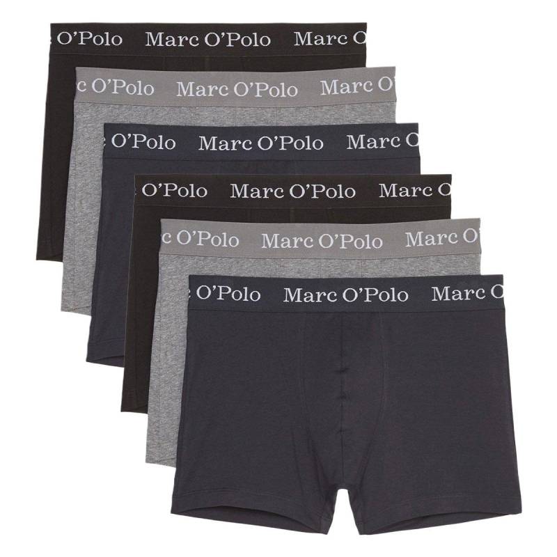 6er Pack Elements Organic Cotton - Long Short Pant Herren Mittelblau S von Marc O'Polo