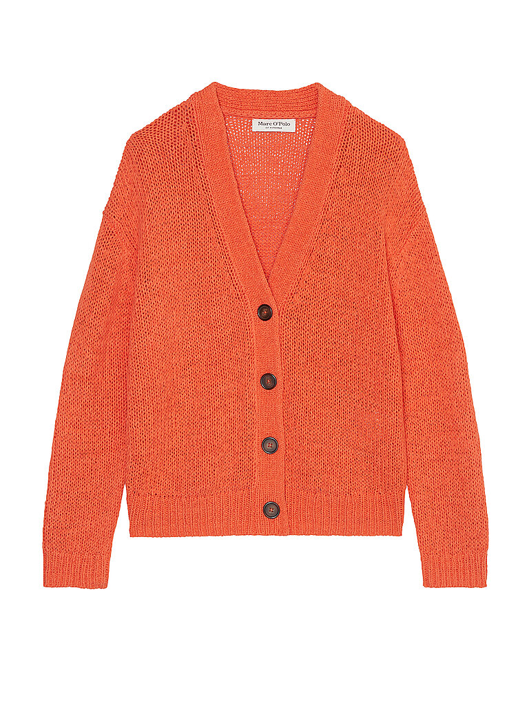 MARC O'POLO Cardigan  orange | XL von Marc O'Polo