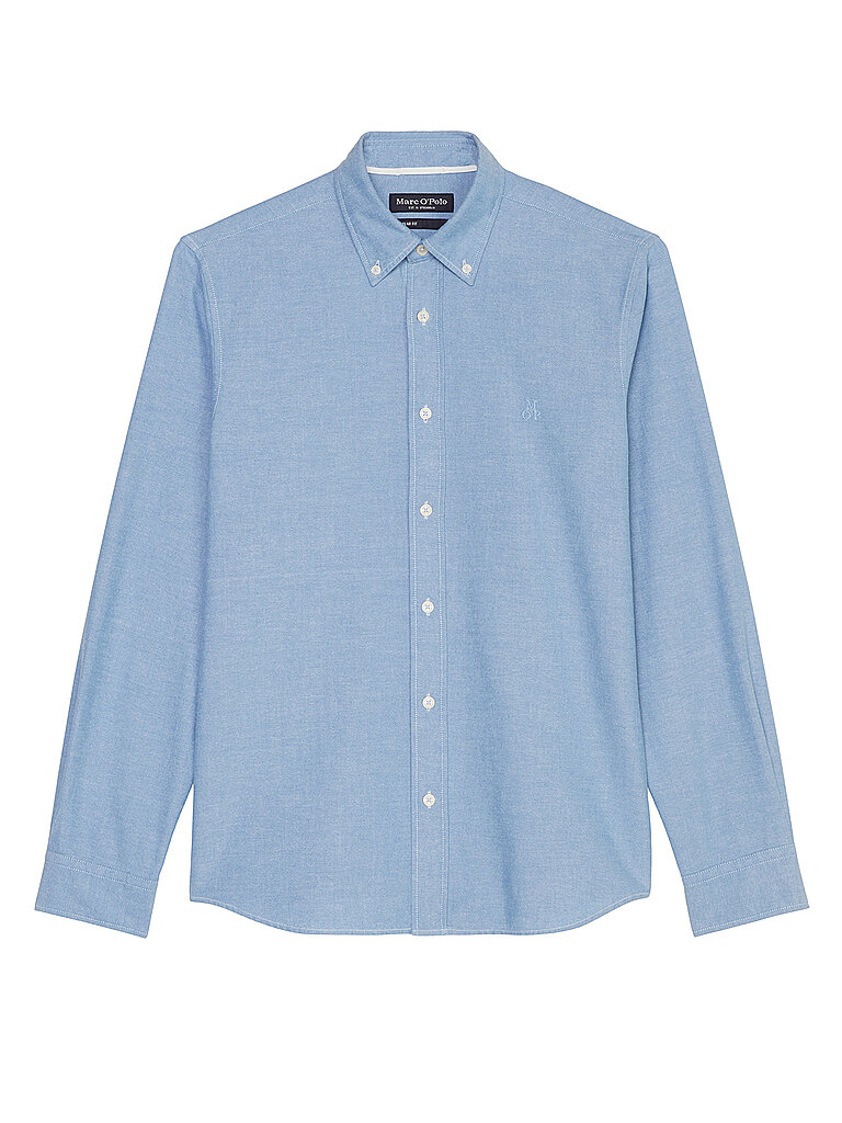 MARC O'POLO Hemd Regular Fit  blau | L von Marc O'Polo