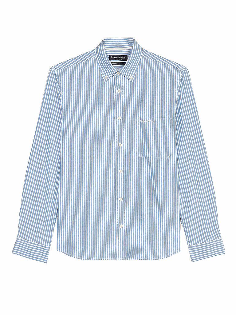 MARC O'POLO Hemd Regular Fit  blau | L von Marc O'Polo