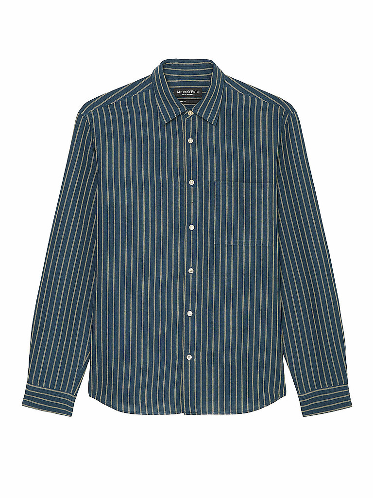 MARC O'POLO Hemd Regular Fit  blau | M von Marc O'Polo