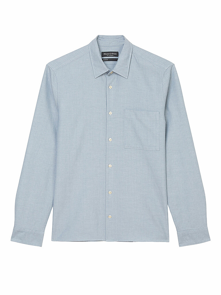 MARC O'POLO Hemd Regular Fit hellblau | L von Marc O'Polo