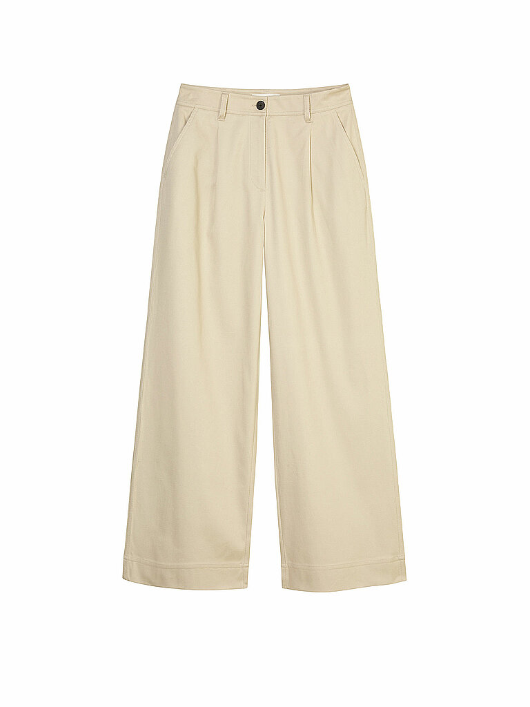 MARC O'POLO Hose in Lederoptik beige | 32 von Marc O'Polo