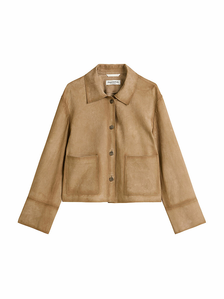 MARC O'POLO Lederjacke beige | 36 von Marc O'Polo