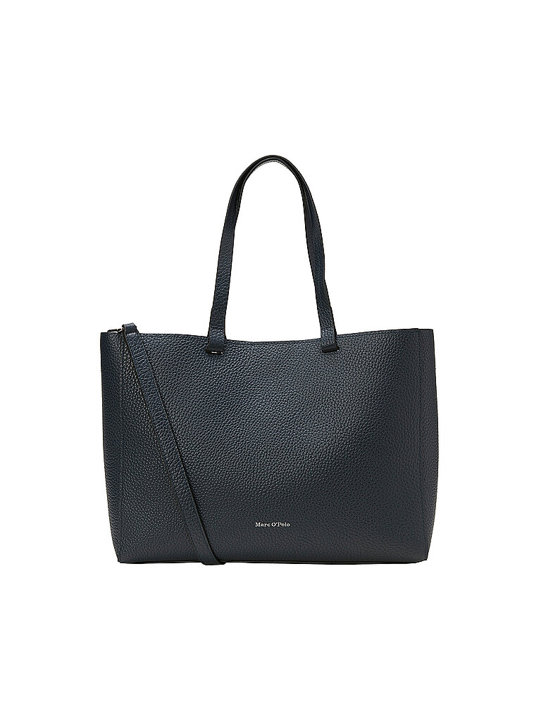 MARC O'POLO Ledertasche - Shopper Medium dunkelblau von Marc O'Polo