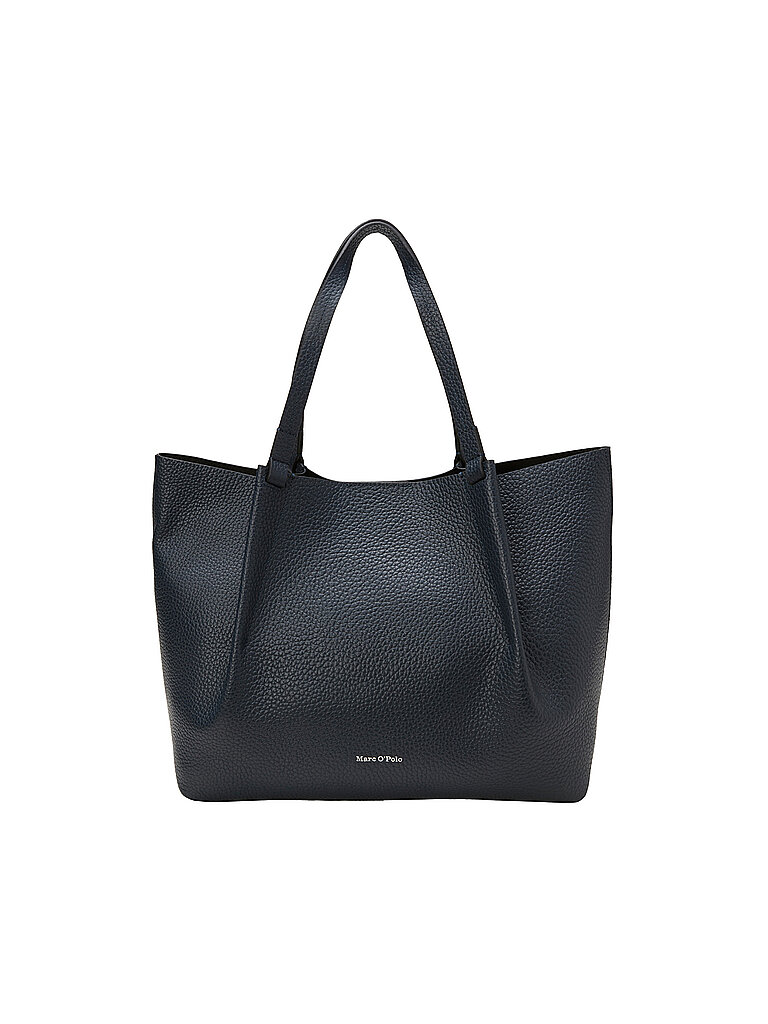 MARC O'POLO Ledertasche - Shopper Medium dunkelblau von Marc O'Polo