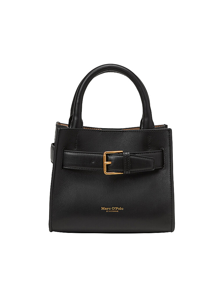 MARC O'POLO Ledertasche - Umhängetasche Small  schwarz von Marc O'Polo