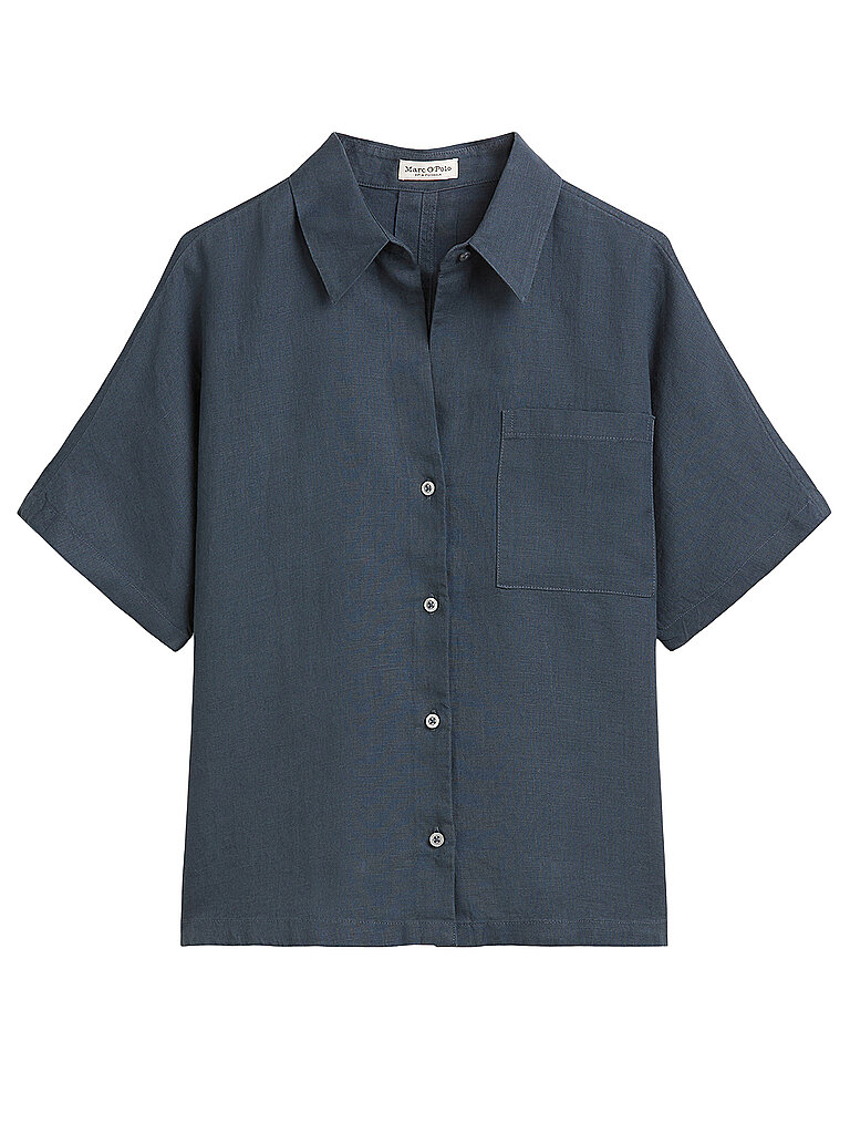 MARC O'POLO Leinenbluse dunkelblau | 34 von Marc O'Polo