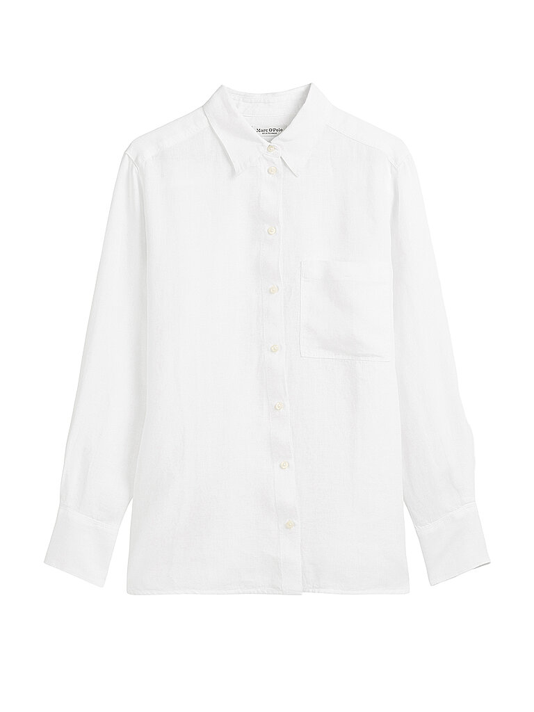 MARC O'POLO Leinenbluse  weiss | 32 von Marc O'Polo