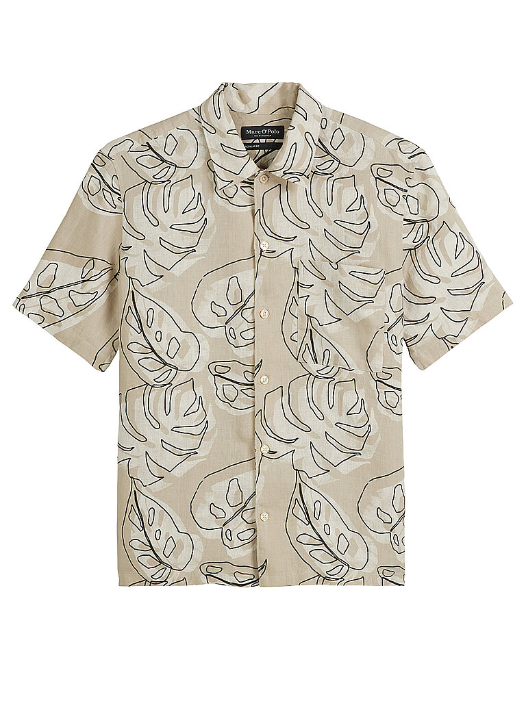 MARC O'POLO Leinenhemd Regular Fit  creme | XXL von Marc O'Polo