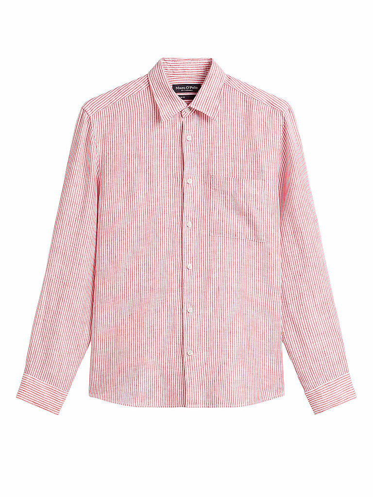MARC O'POLO Leinenhemd Regular Fit  pink | M von Marc O'Polo