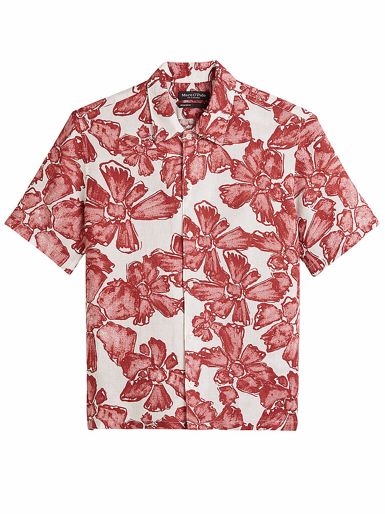 MARC O'POLO Leinenhemd Regular Fit rot | L MARC O'POLO Leinenhemd Regular Fit rot | L von Marc O'Polo