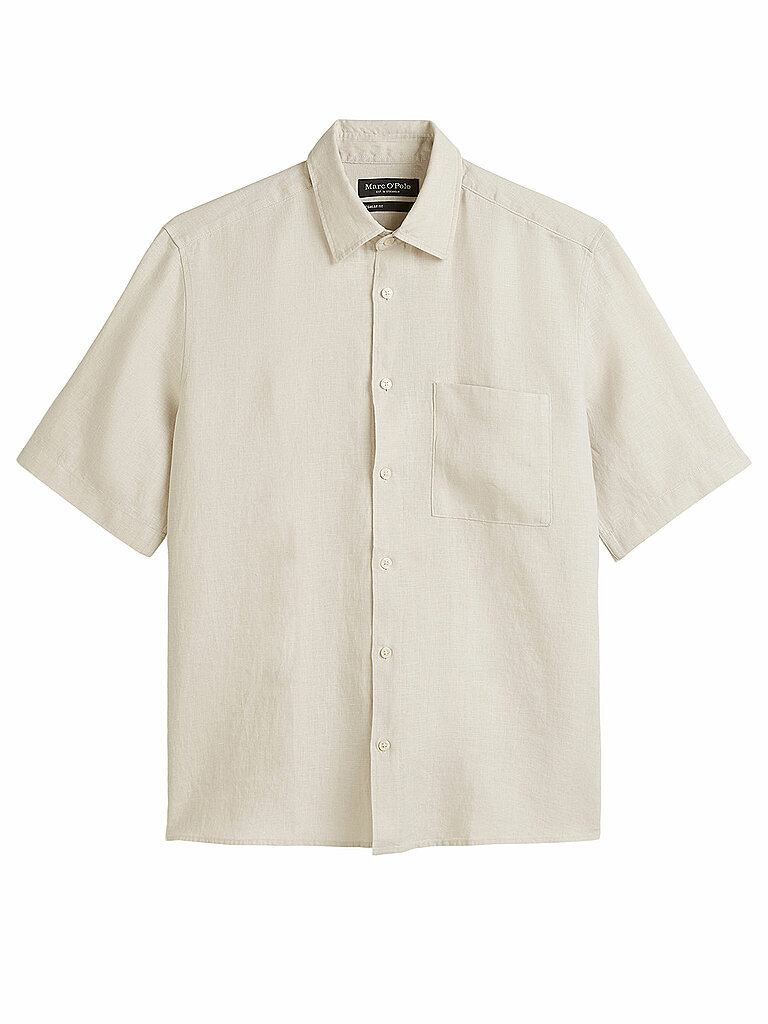 MARC O'POLO Leinenhemd creme | L von Marc O'Polo