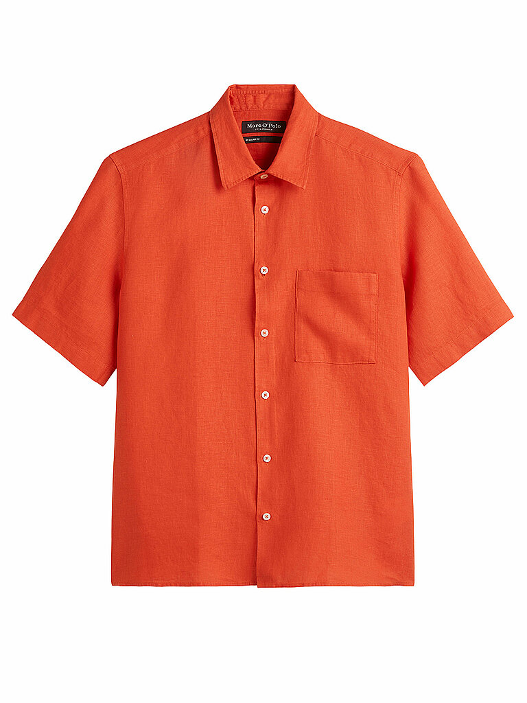 MARC O'POLO Leinenhemd rot | XL von Marc O'Polo