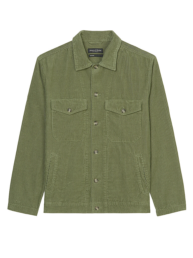 MARC O'POLO Overshirt braun | L von Marc O'Polo