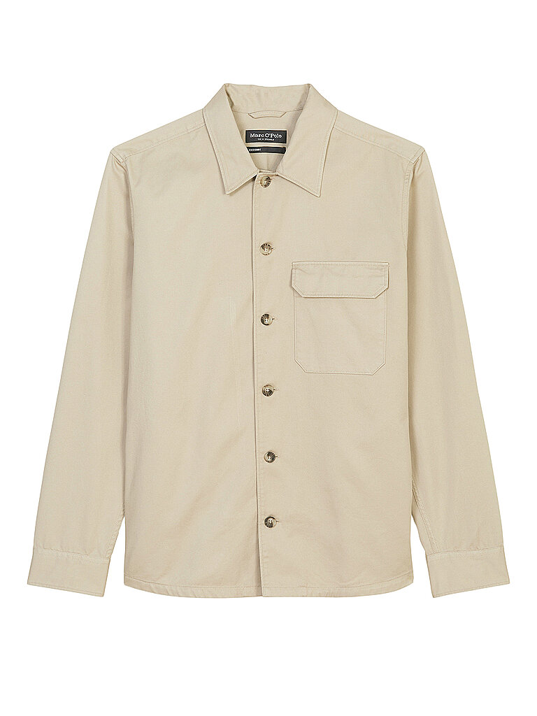 MARC O'POLO Overshirt creme | L von Marc O'Polo