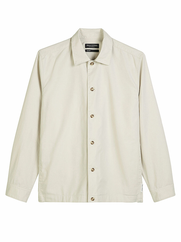 MARC O'POLO Overshirt creme | L von Marc O'Polo