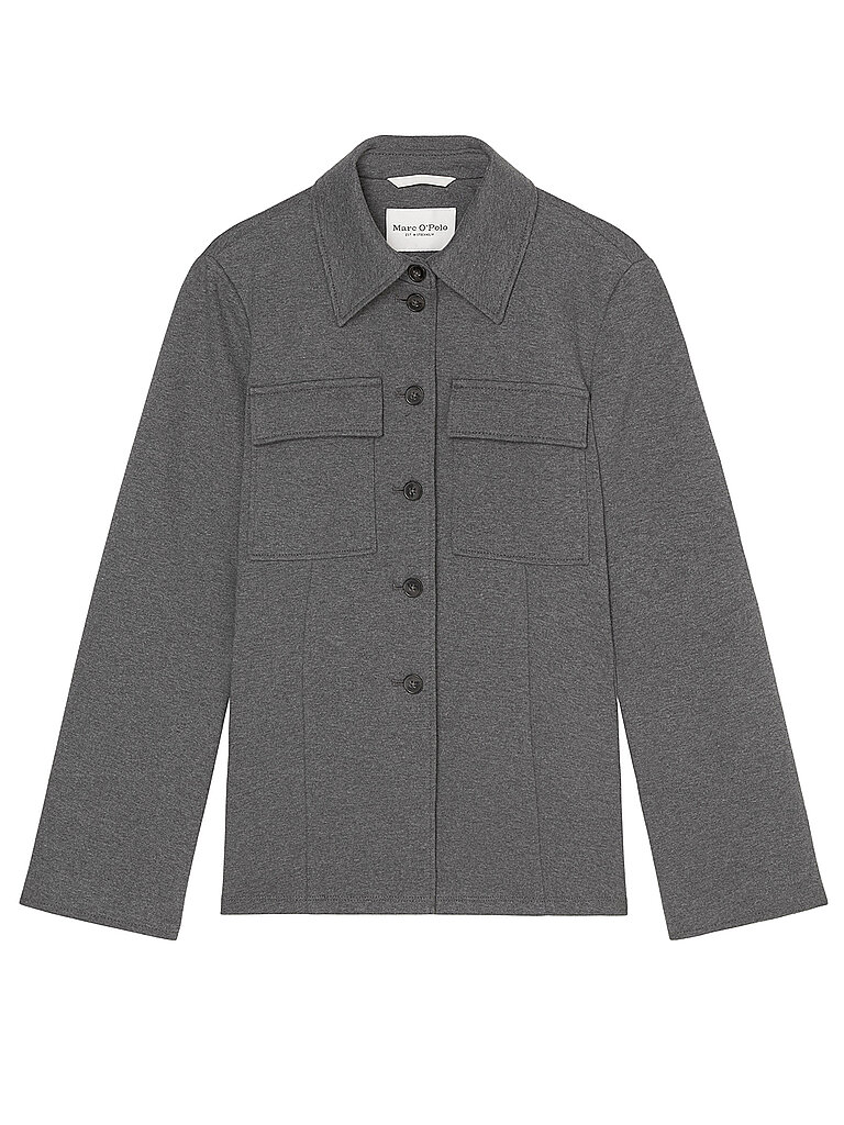 MARC O'POLO Overshirt grau | 40 von Marc O'Polo