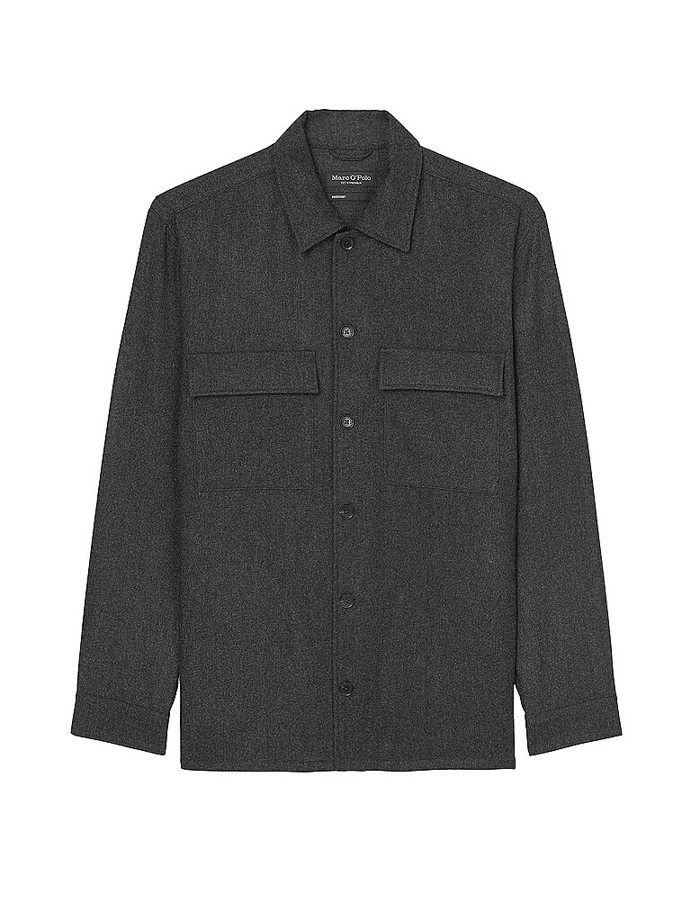 MARC O'POLO Overshirt grau | L von Marc O'Polo