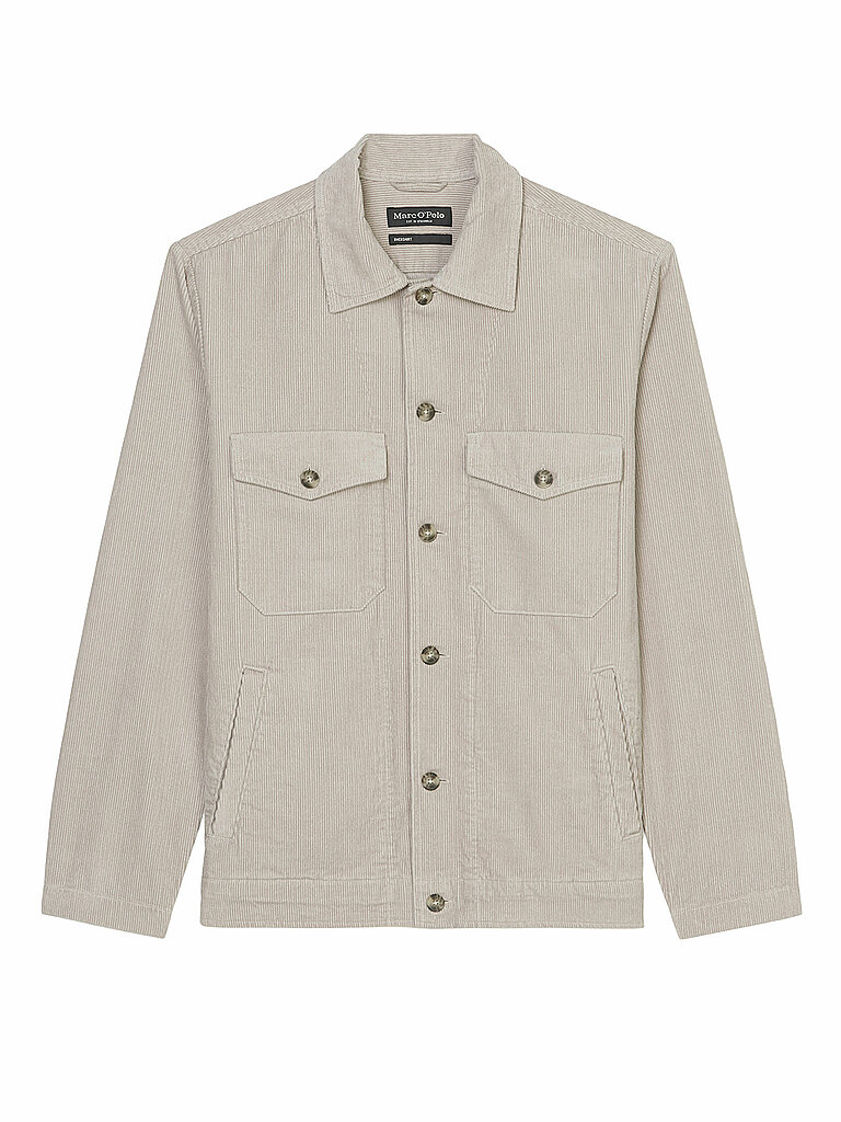 MARC O'POLO Overshirt grau | L von Marc O'Polo