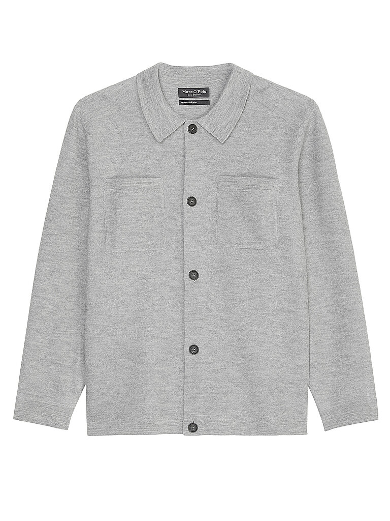 MARC O'POLO Overshirt  grau | L von Marc O'Polo