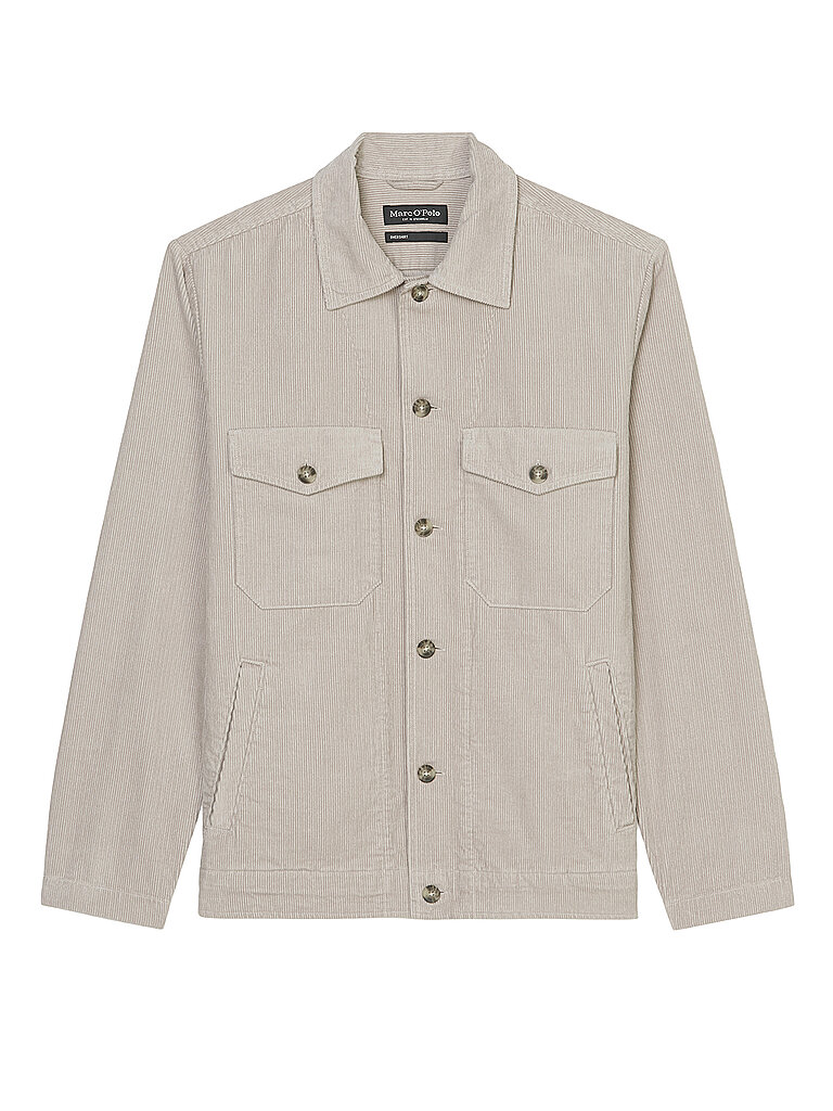 MARC O'POLO Overshirt grau | M von Marc O'Polo