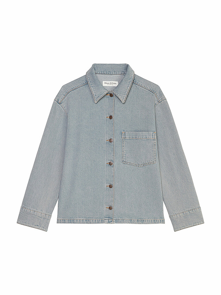 MARC O'POLO Overshirt hellblau | XS von Marc O'Polo