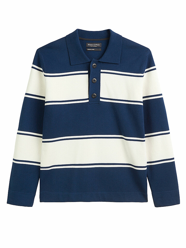 MARC O'POLO Polo-Pullover blau | XXL MARC O'POLO Polo-Pullover blau | XXL von Marc O'Polo