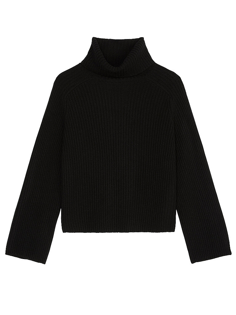 MARC O'POLO Rollkragenpullover schwarz | M von Marc O'Polo