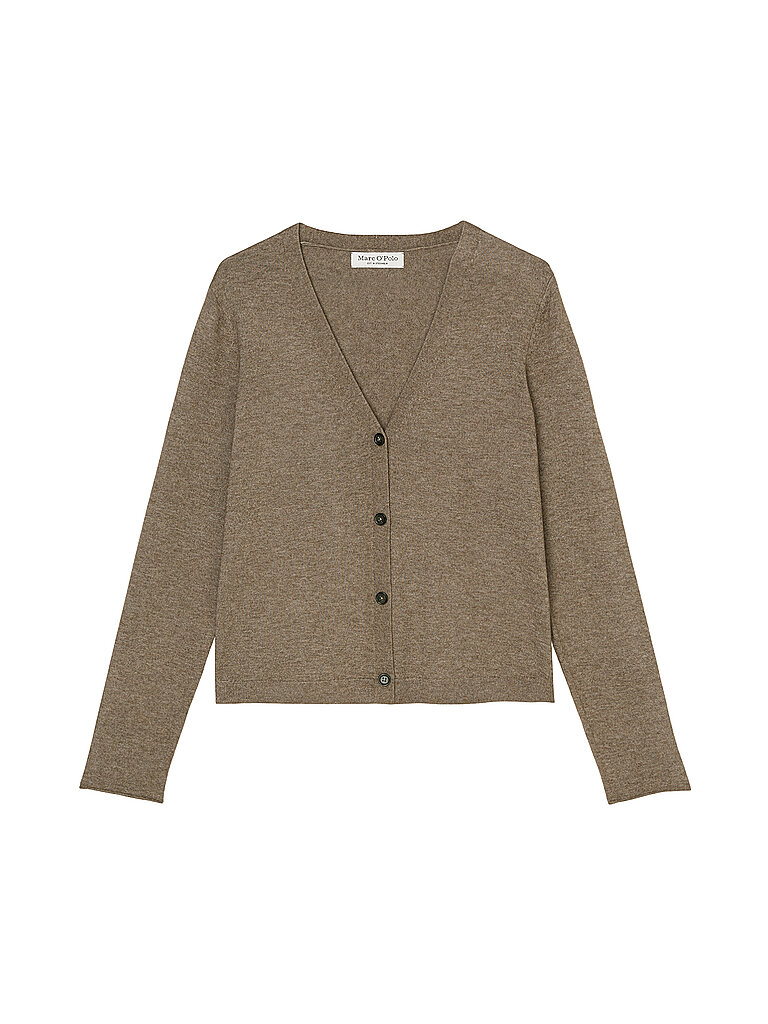 MARC O'POLO Strickjacke braun | L von Marc O'Polo