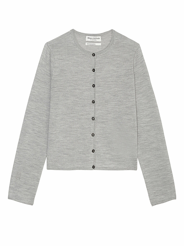 MARC O'POLO Strickjacke  grau | L von Marc O'Polo