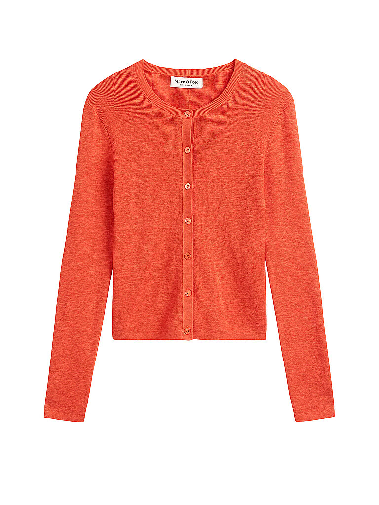 MARC O'POLO Strickjacke orange | L von Marc O'Polo