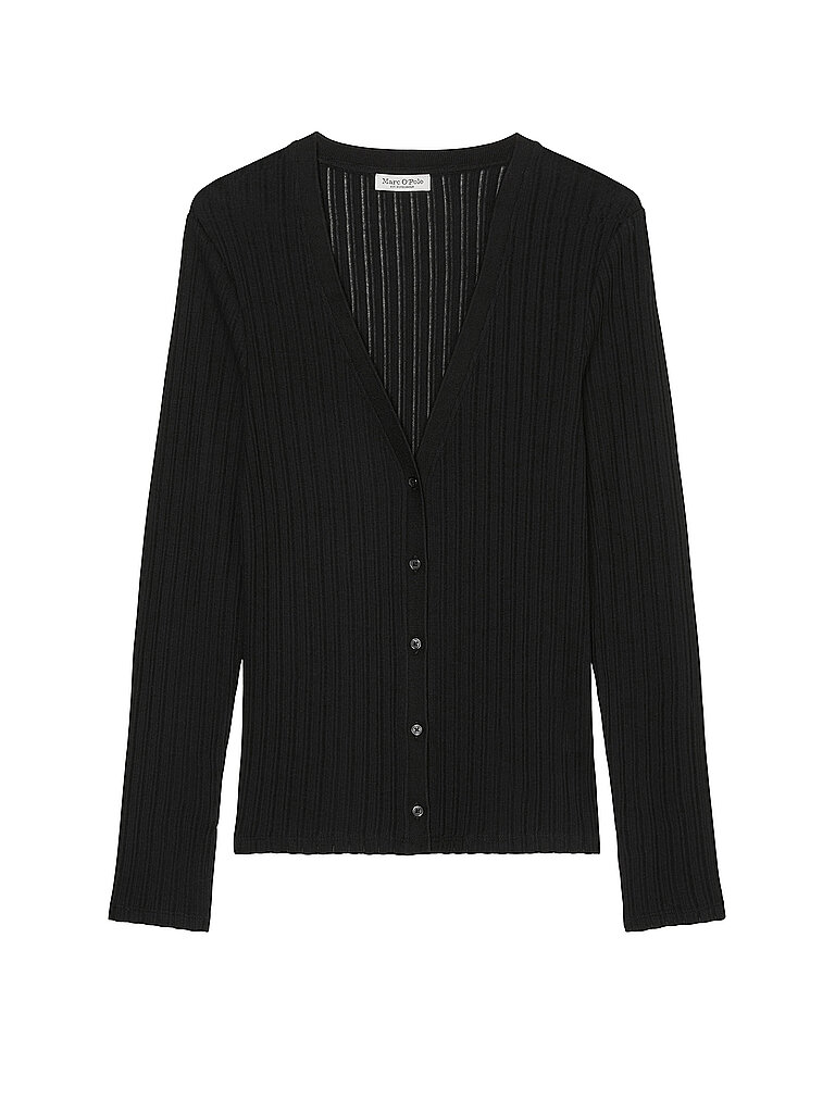 MARC O'POLO Strickjacke schwarz | S von Marc O'Polo