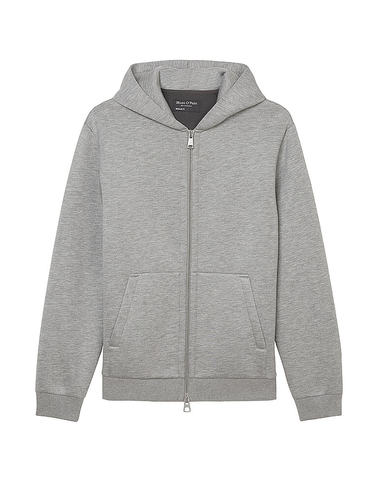 MARC O'POLO Sweatjacke hellgrau | L von Marc O'Polo