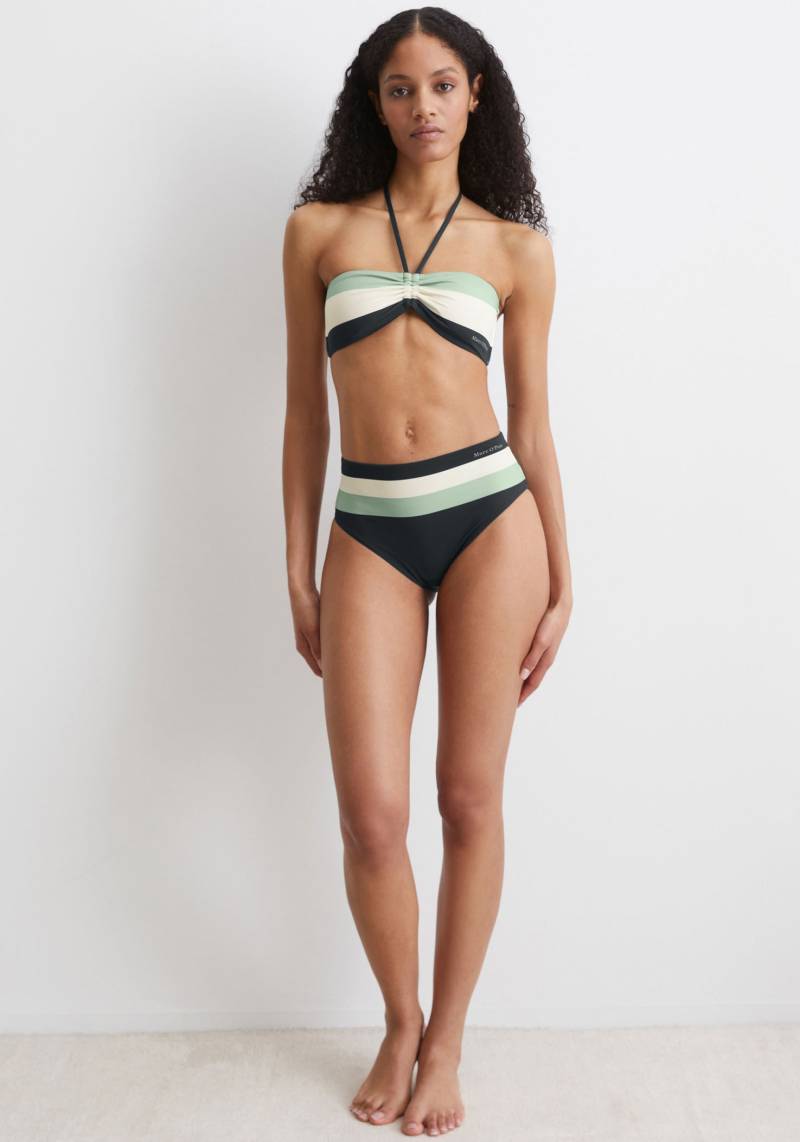 Marc O'Polo Bikini-Hose »Summer Stripes«, mit elegantem Farbblock-Muster von Marc O'Polo