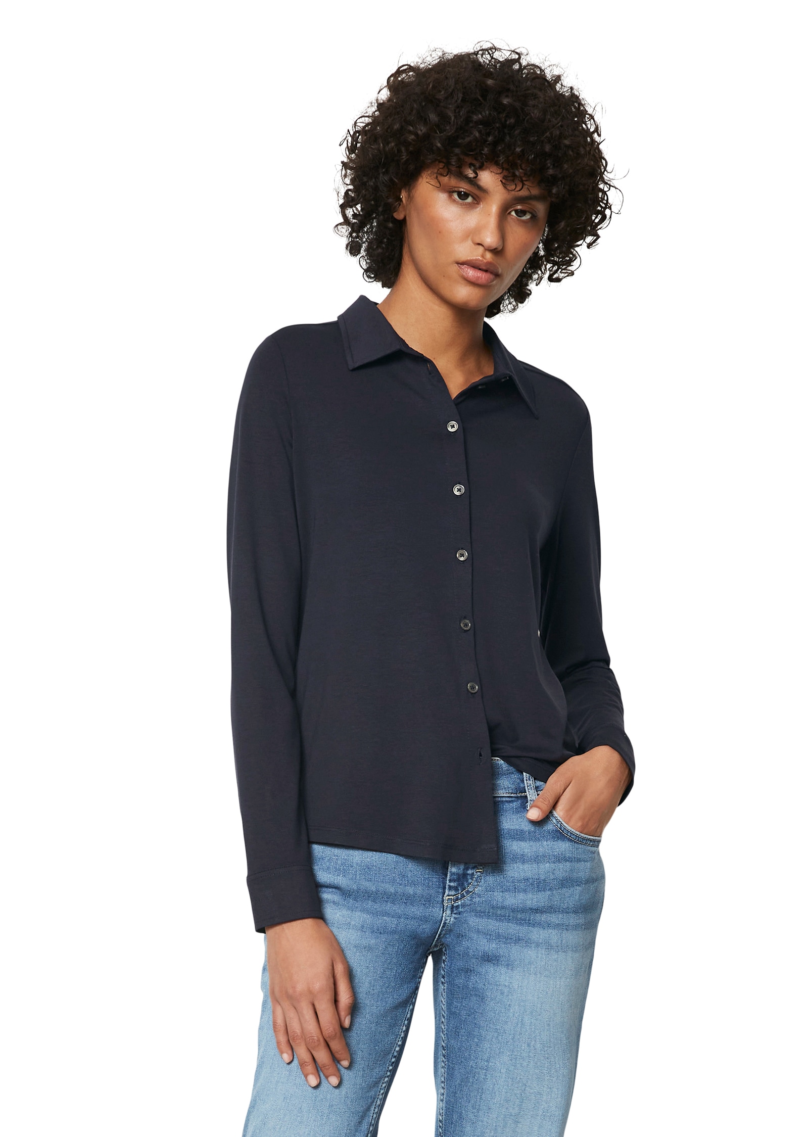 Marc O'Polo Blusenshirt, im hüftlangen Schnitt Marc O'Polo Blusenshirt, im hüftlangen Schnitt von Marc O'Polo