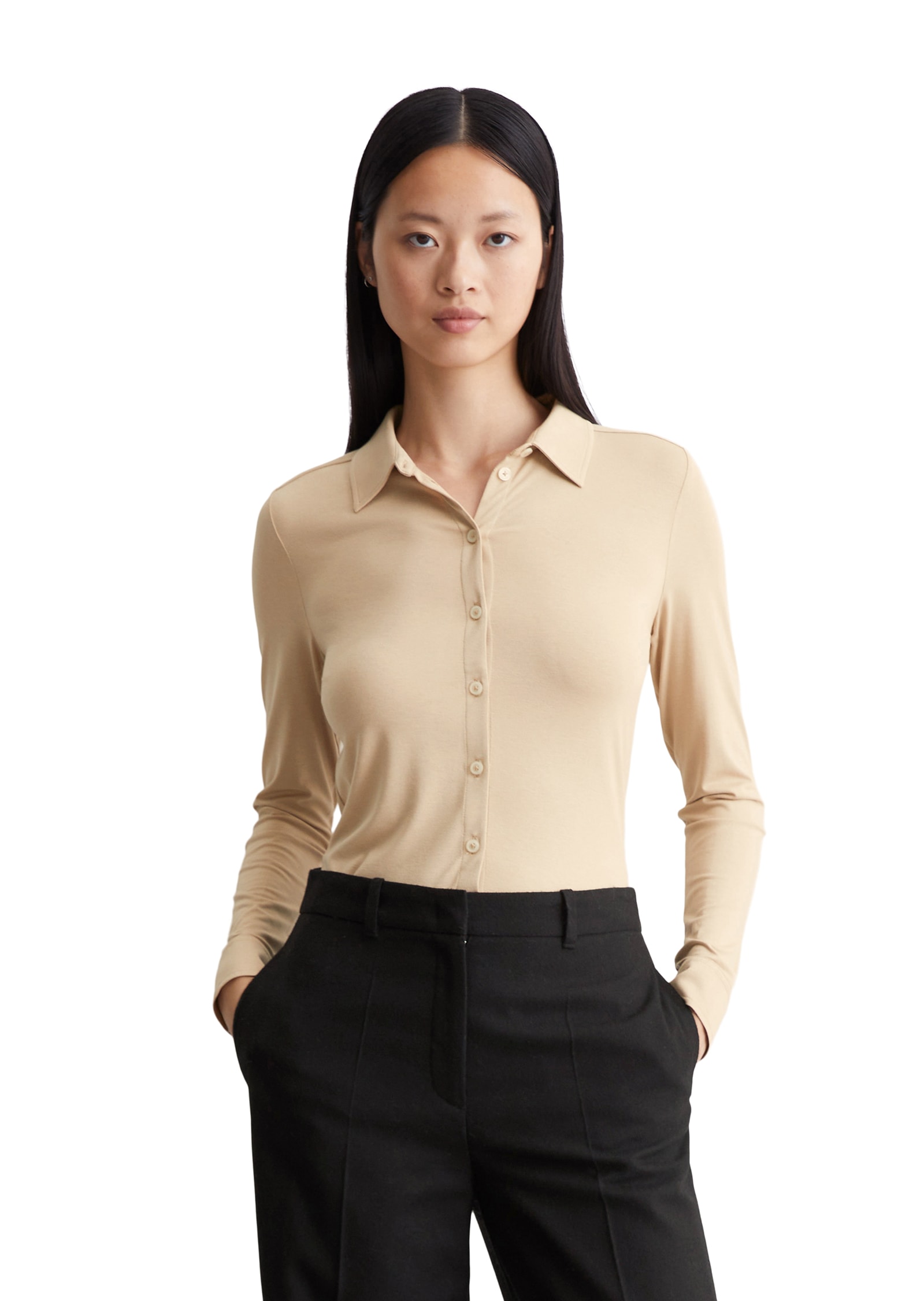 Marc O'Polo Blusenshirt, im hüftlangen Schnitt Marc O'Polo Blusenshirt, im hüftlangen Schnitt von Marc O'Polo