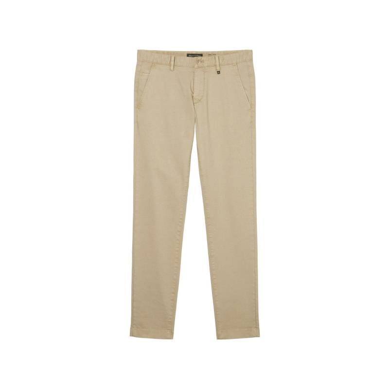 Chinohose, Tapered Fit Herren Sand L32/W32 von Marc O'Polo