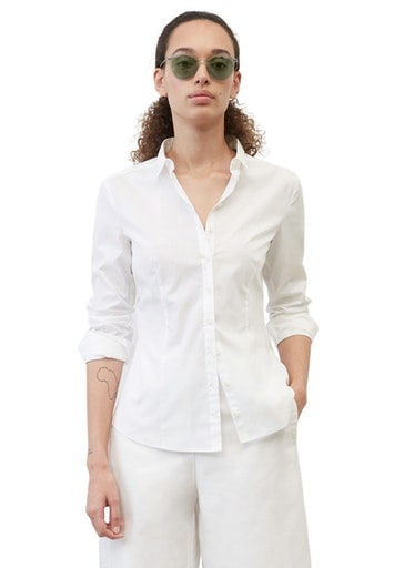 Marc O'Polo Hemdbluse »Blouse, kent collar, long sleeved, slim fit, classic style,« Marc O'Polo Hemdbluse »Blouse, kent collar, long sleeved, slim fit, classic style,« von Marc O'Polo