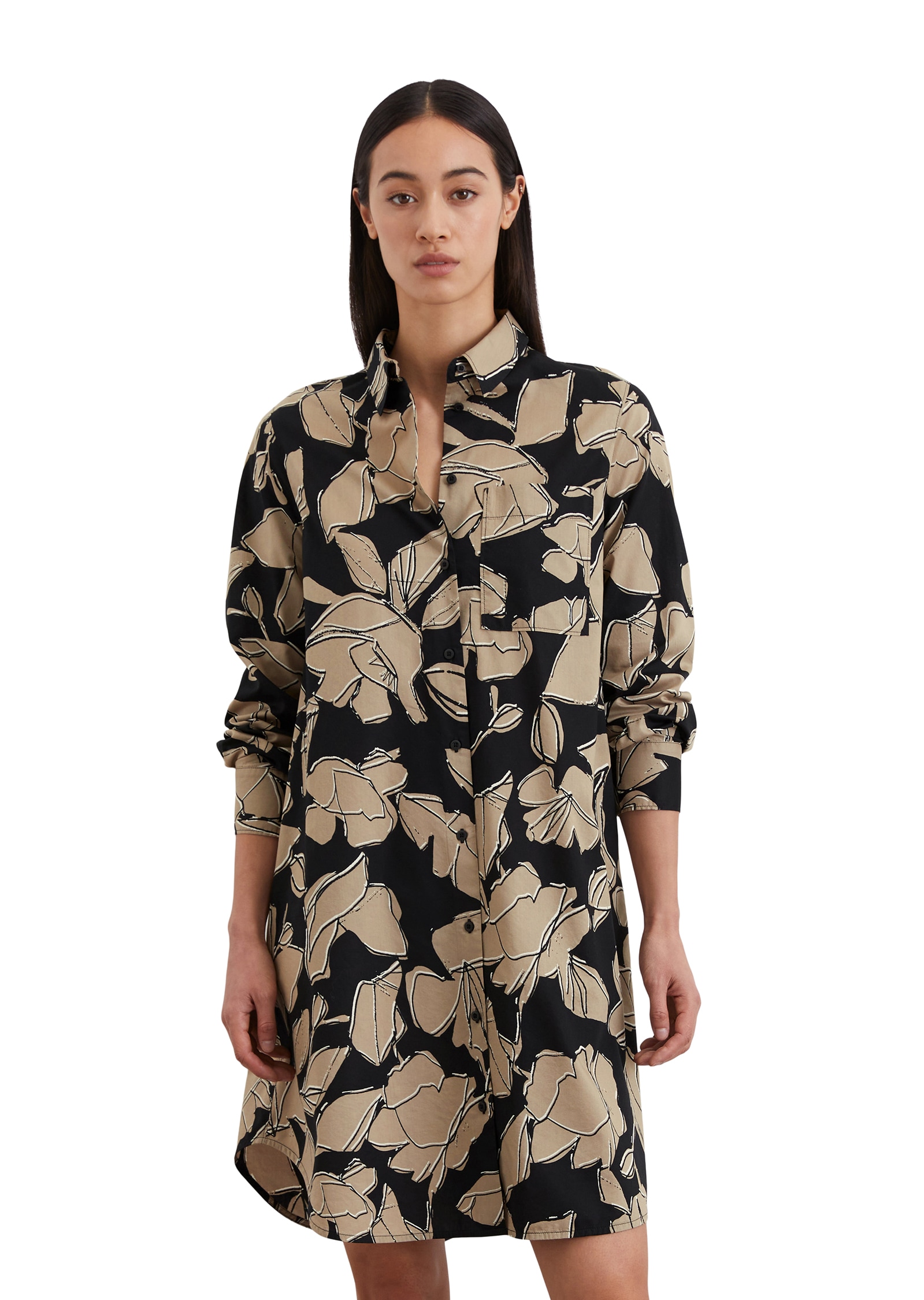 Marc O'Polo Hemdblusenkleid, hat einen bezaubernden, femininen Allover-Druck Marc O'Polo Hemdblusenkleid, hat einen bezaubernden, femininen Allover-Druck von Marc O'Polo