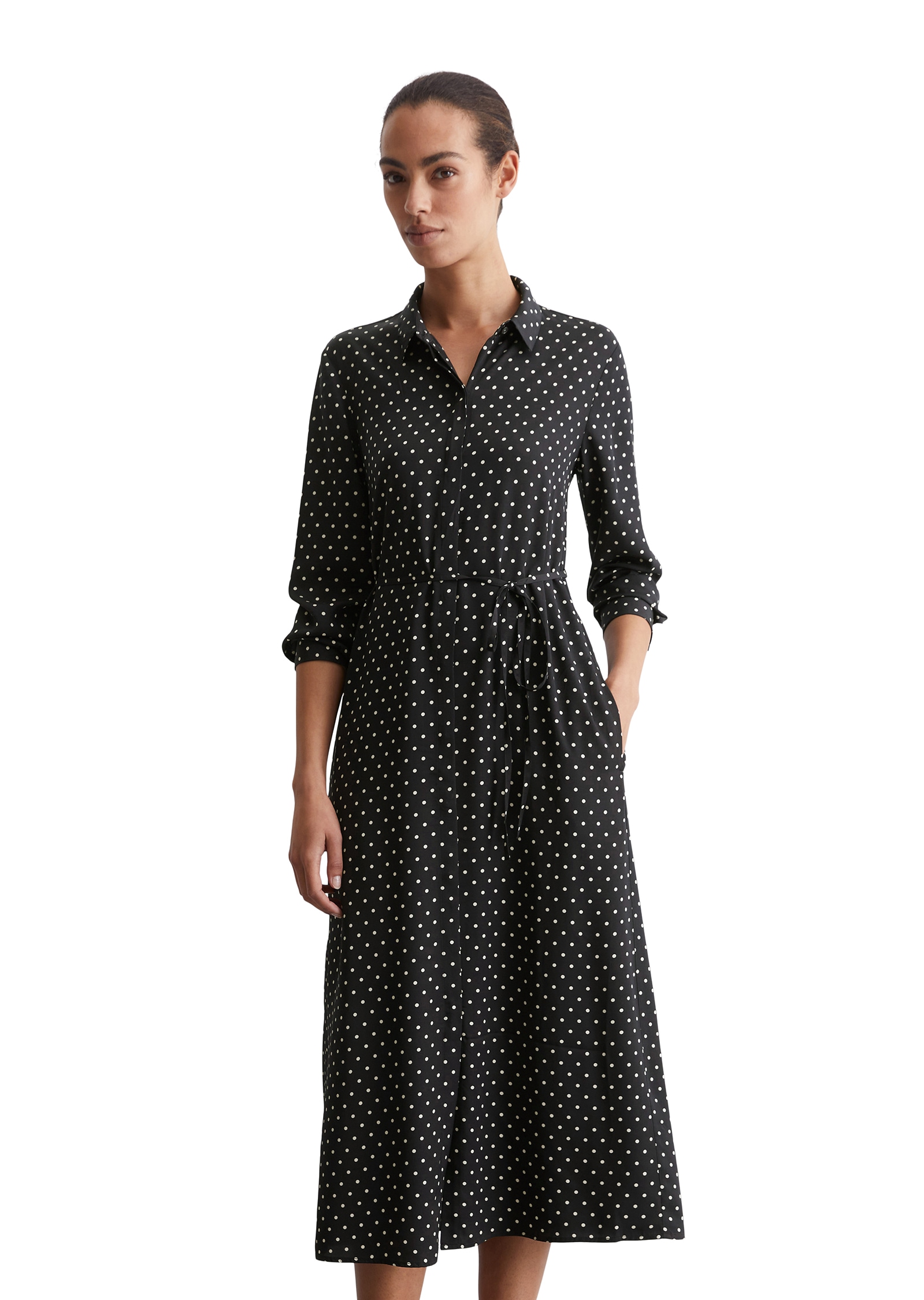 Marc O'Polo Hemdblusenkleid, mit modernen Allover-Print, mit Bindegürtel Marc O'Polo Hemdblusenkleid, mit modernen Allover-Print, mit Bindegürtel von Marc O'Polo