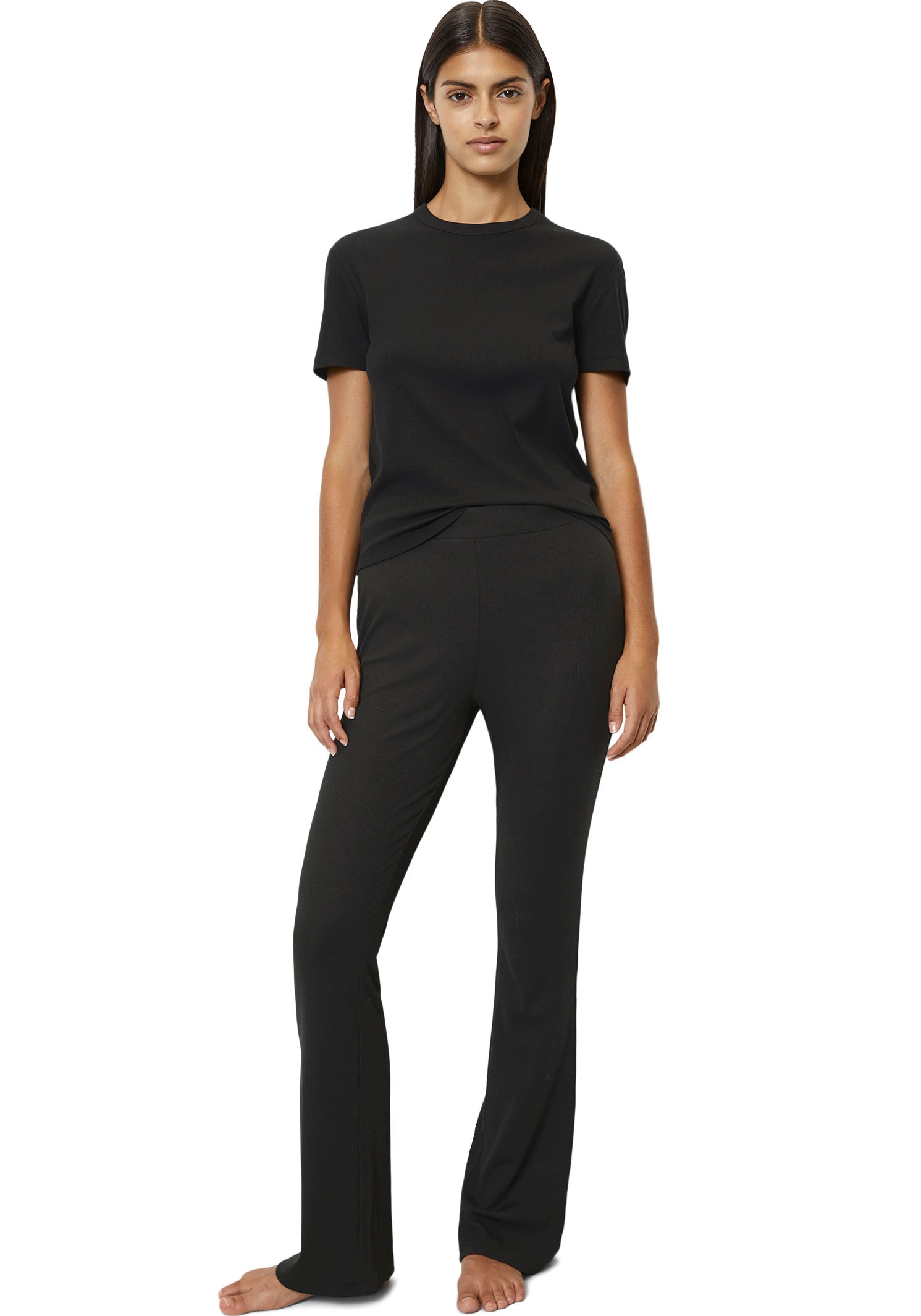 Marc O'Polo Homewearpants, semi flared Pants - unten mit weitem Bein von Marc O'Polo