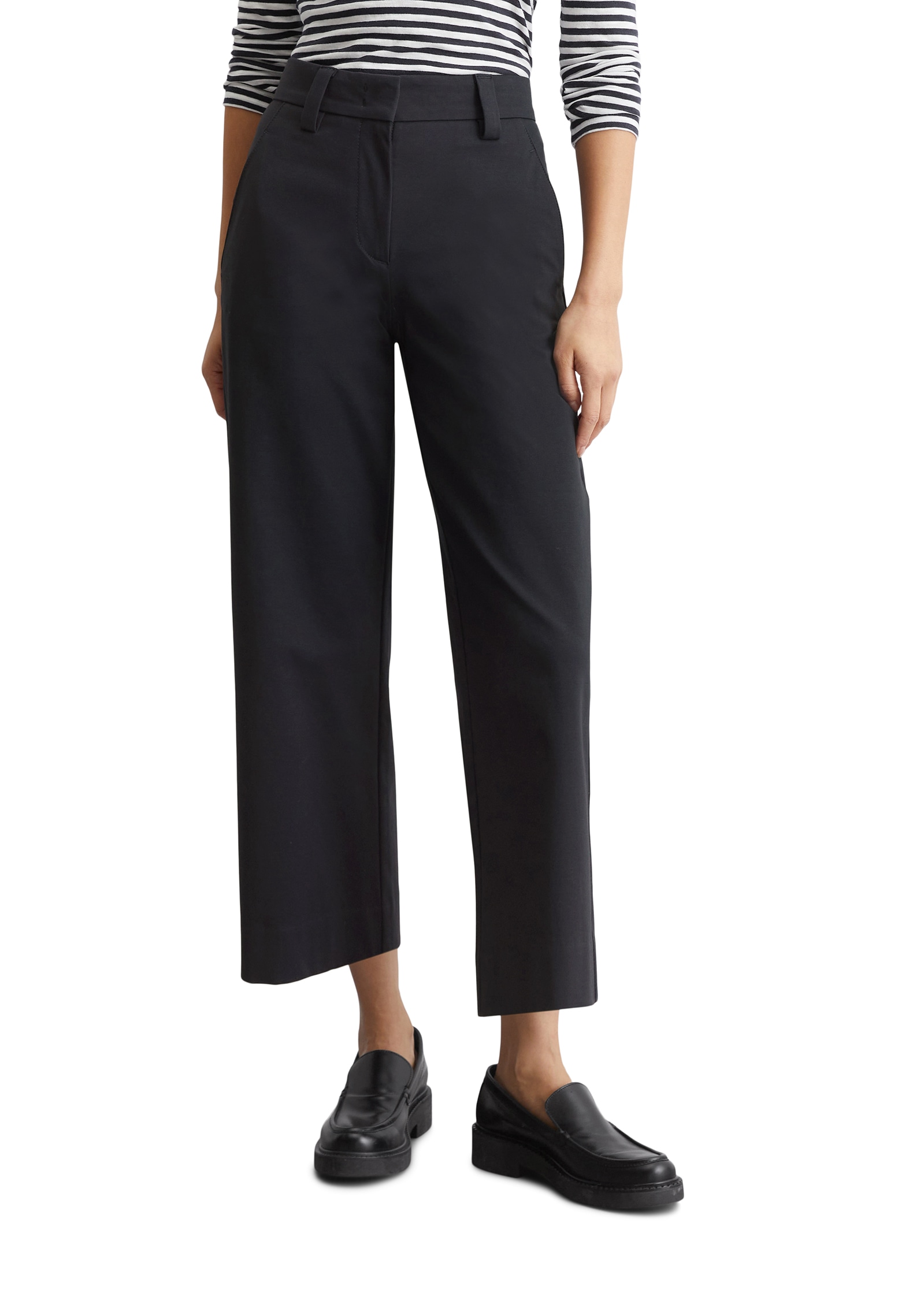 Marc O'Polo Jerseyhose, Leicht verkürzte Form, Wide Leg Marc O'Polo Jerseyhose, Leicht verkürzte Form, Wide Leg von Marc O'Polo