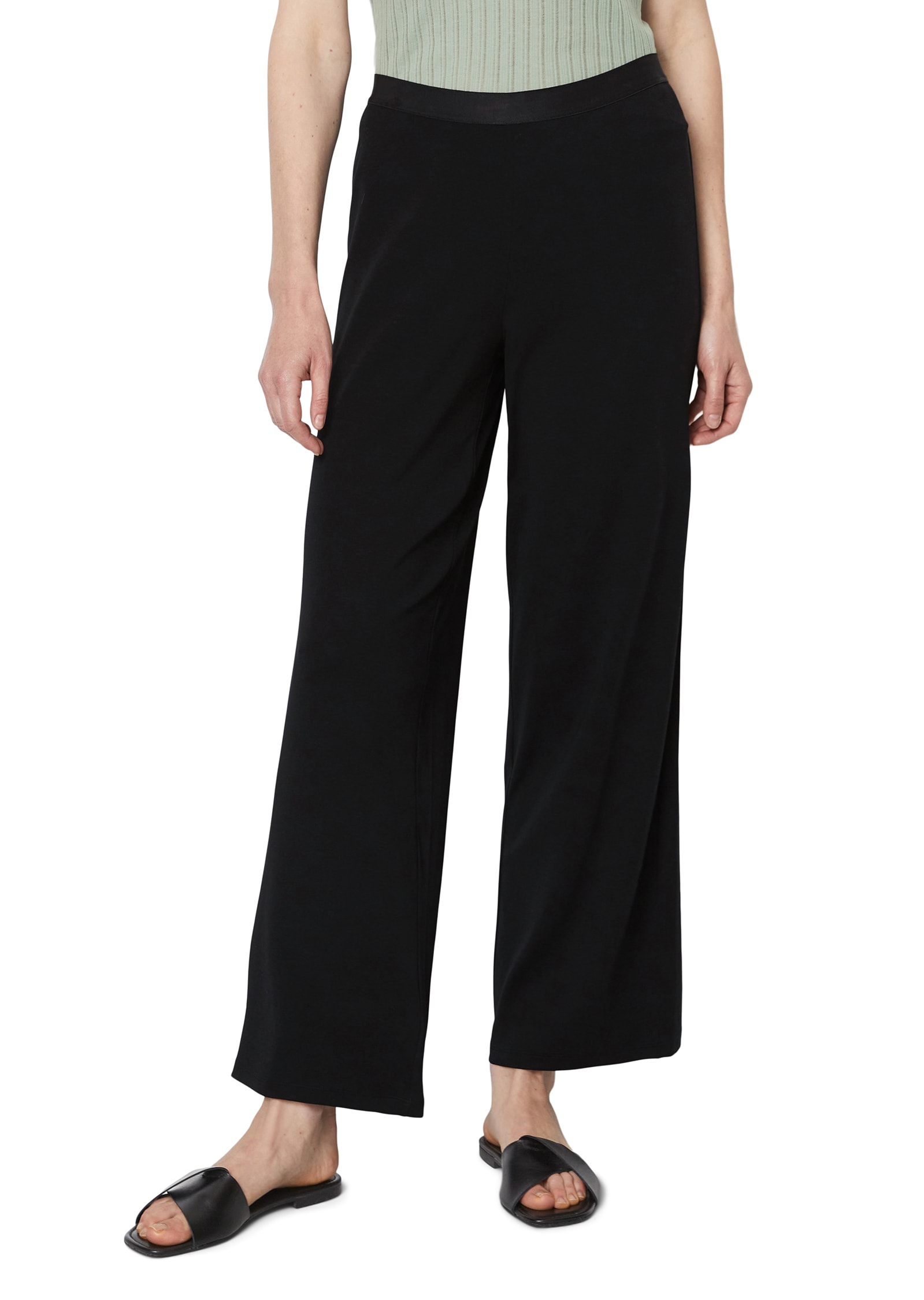 Marc O'Polo Jerseyhose, Marlene-Style mit elastischem Webgummibund Marc O'Polo Jerseyhose, Marlene-Style mit elastischem Webgummibund von Marc O'Polo