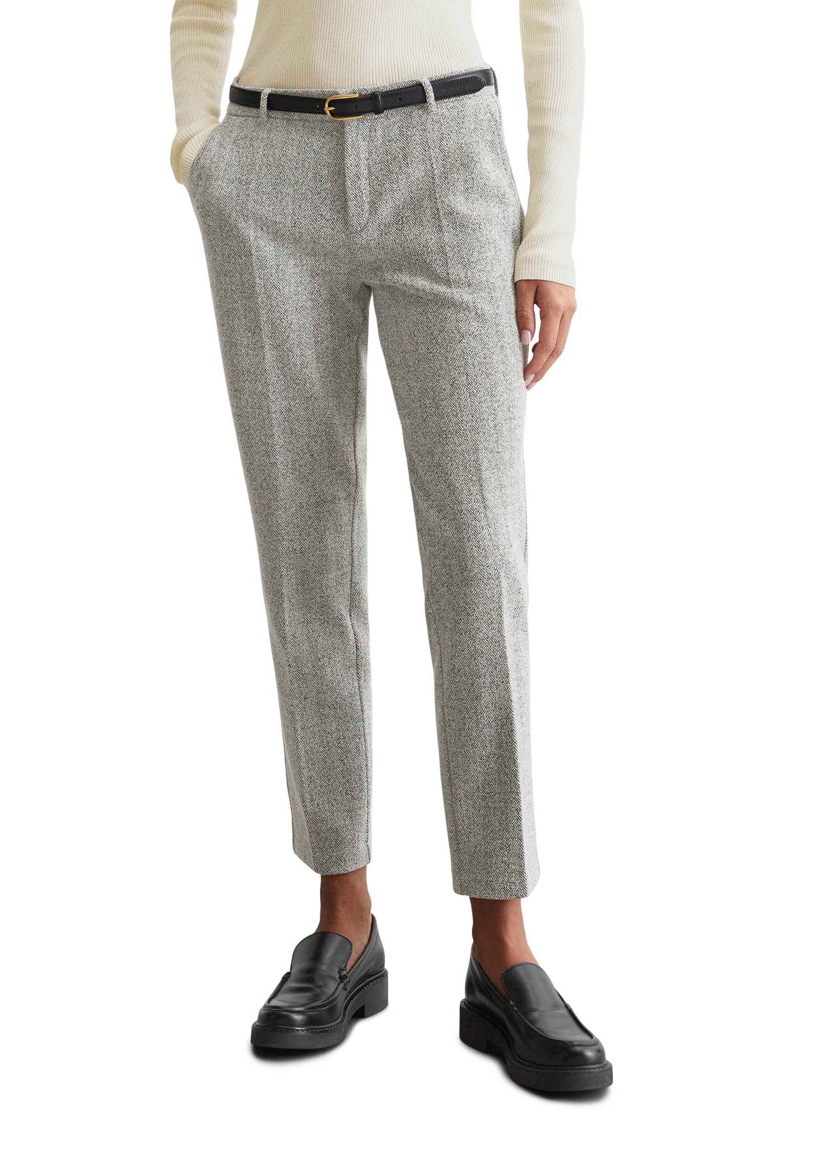 Marc O'Polo Jerseyhose, mit Fischgrat-Muster Marc O'Polo Jerseyhose, mit Fischgrat-Muster von Marc O'Polo