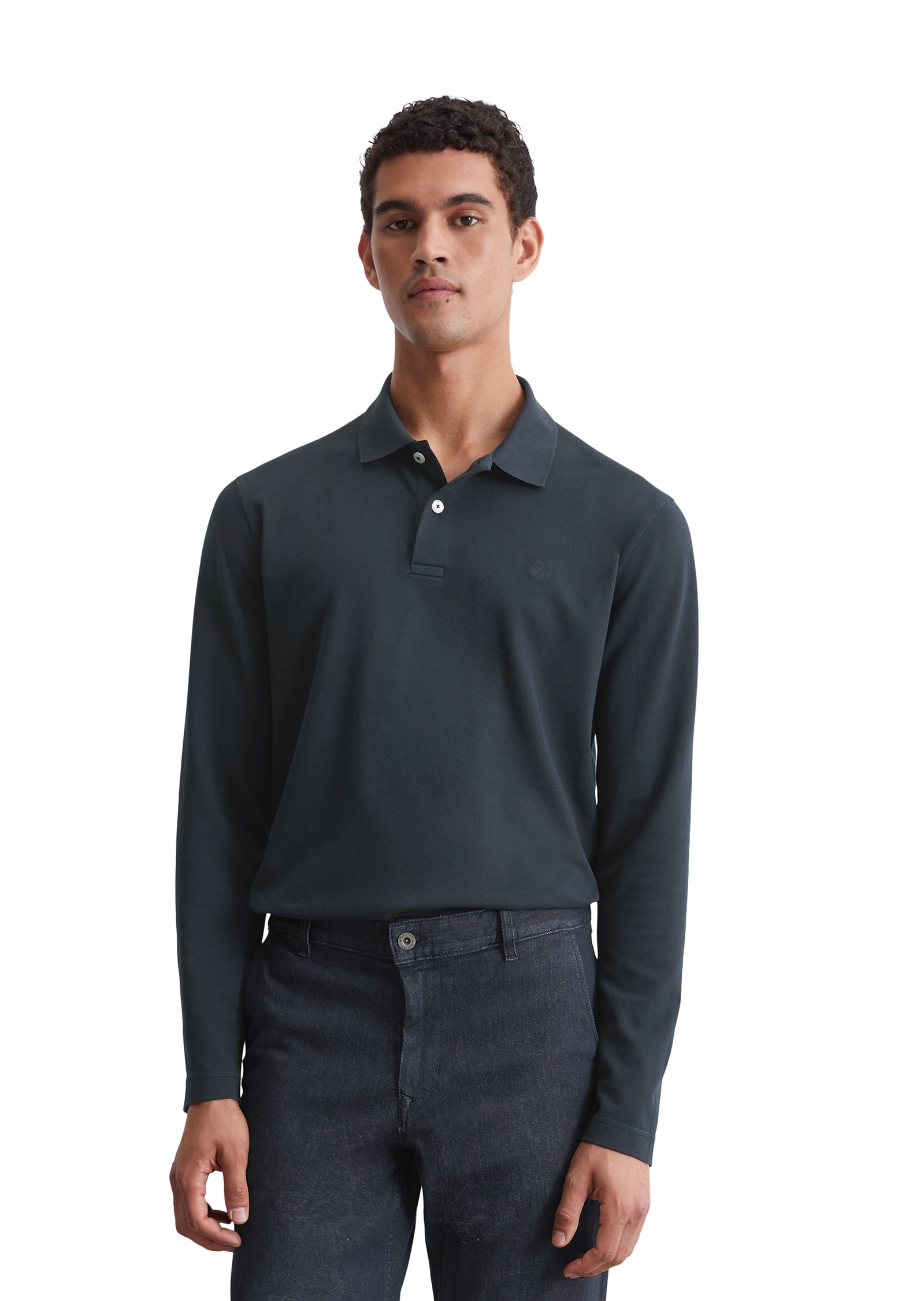 Marc O'Polo Langarm-Poloshirt von Marc O'Polo