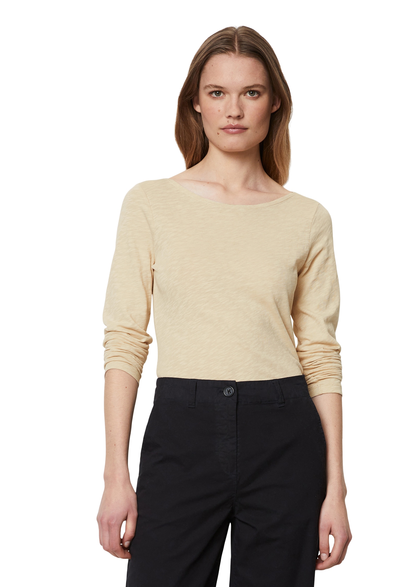 Marc O'Polo Langarmshirt, mit Flammgarn-Struktur Marc O'Polo Langarmshirt, mit Flammgarn-Struktur von Marc O'Polo