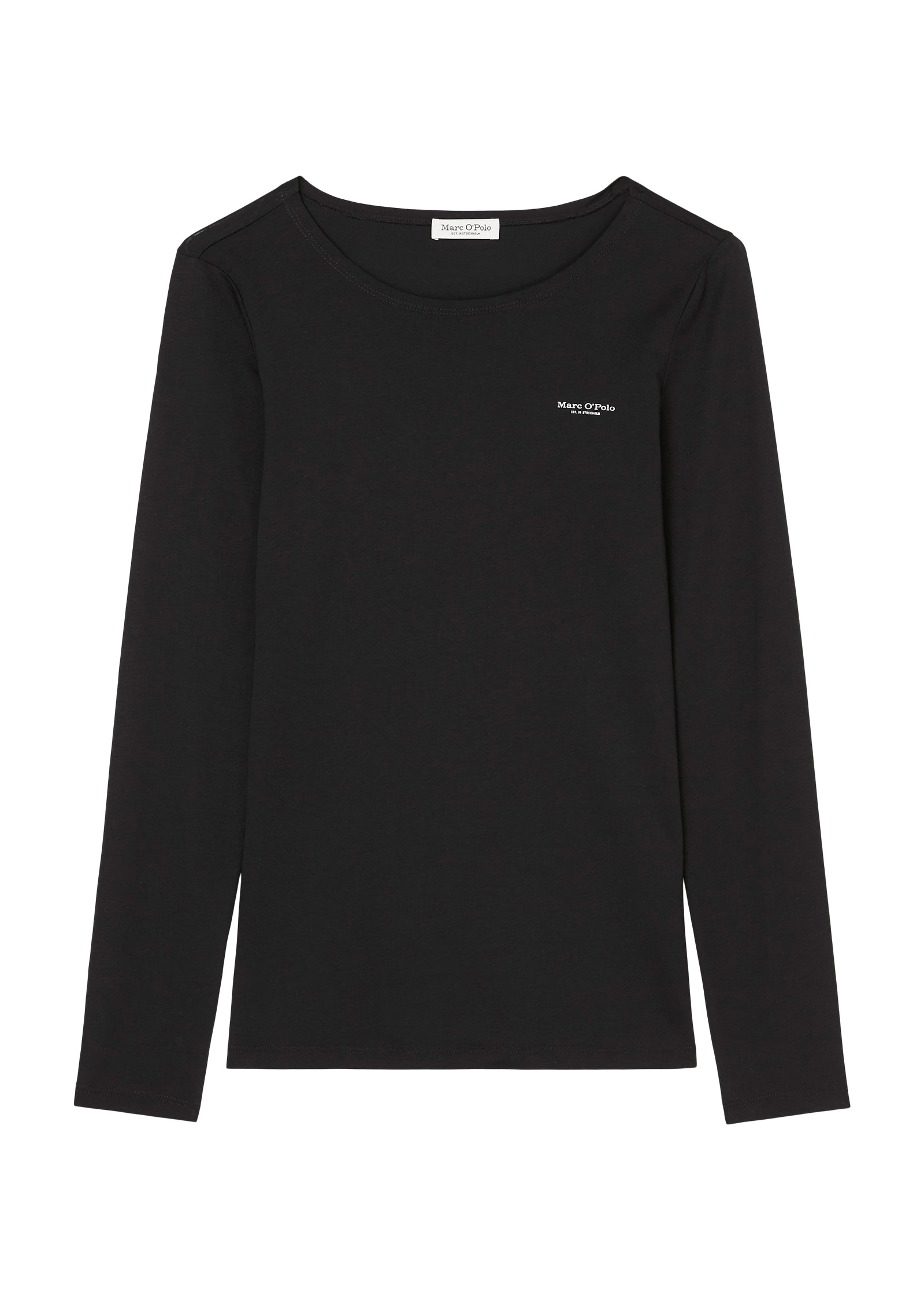 Marc O'Polo Langarmshirt, mit Label-Print in Brusthöhe von Marc O'Polo