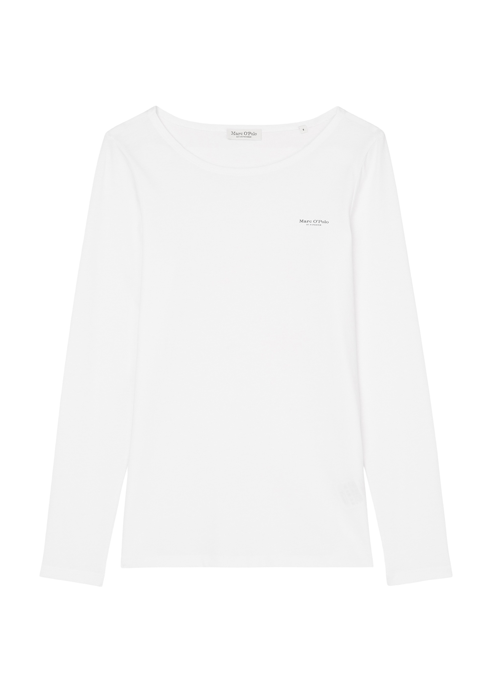 Marc O'Polo Langarmshirt, mit Label-Print in Brusthöhe Marc O'Polo Langarmshirt, mit Label-Print in Brusthöhe von Marc O'Polo