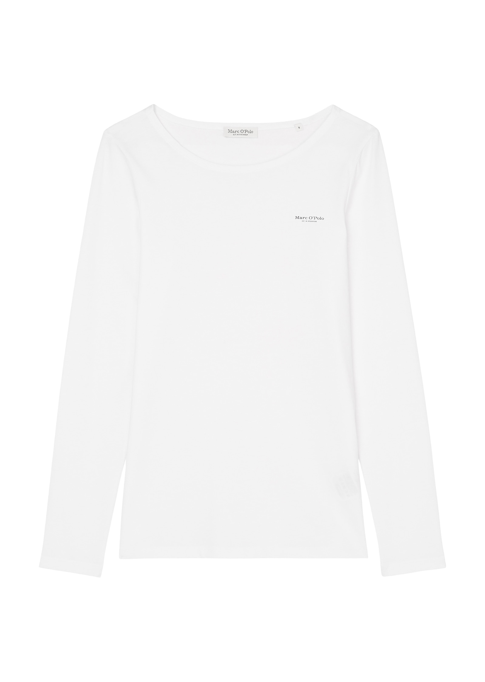 Marc O'Polo Langarmshirt, mit Label-Print in Brusthöhe Marc O'Polo Langarmshirt, mit Label-Print in Brusthöhe von Marc O'Polo
